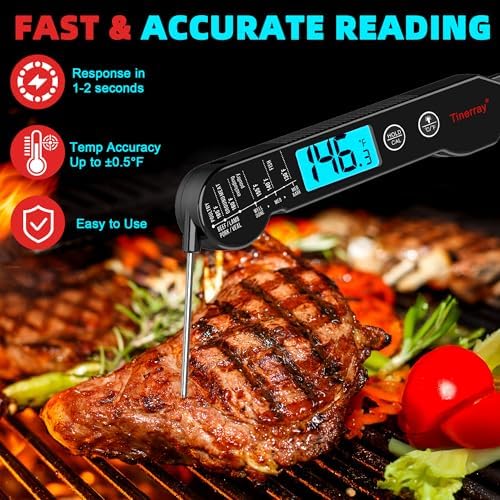 Professional Digital Meat Thermometer Instant Read Waterproof – Folding Probe - Image 2