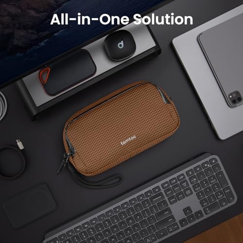tomtoc Electronic Organizer Travel Case Performance, Dual Compartment Bag - Image 3