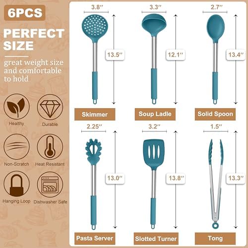 LIANYU Silicone Kitchen Utensils - Image 2