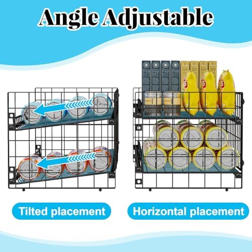 Sbanmao Extra-Long 2-Tier Stackable Can Organizer - Image 3