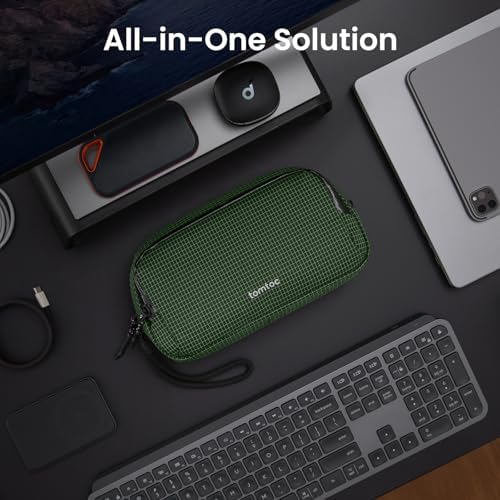 tomtoc Electronic Organizer Travel Case Performance, Dual Compartment Bag - Image 3