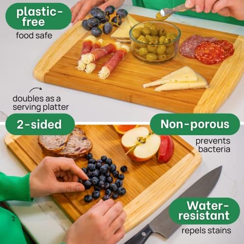 GREENER CHEF 15 Inch Medium Cutting Board - Image 5