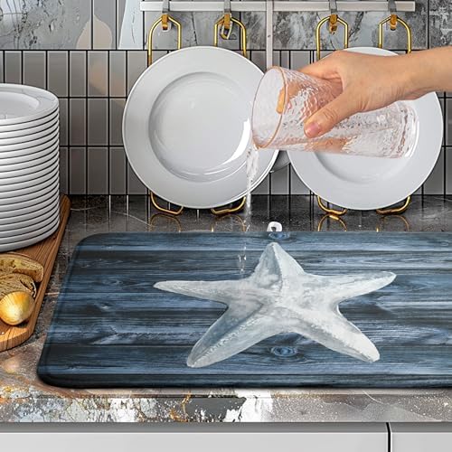 Summer Starfish Dish Drying Mat - Image 5
