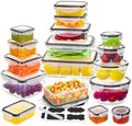 34 PCS Food Storage Containers Set by JSCARES