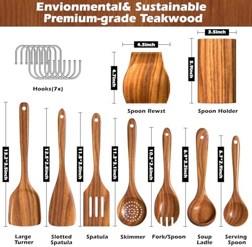 Wooden Spoons for Cooking - Image 2