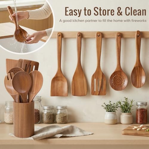 Wooden Cooking Utensils Set - Image 5