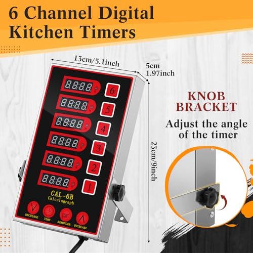 Relaxweex 1 Pack Commercial Digital Kitchen Timer - Image 2