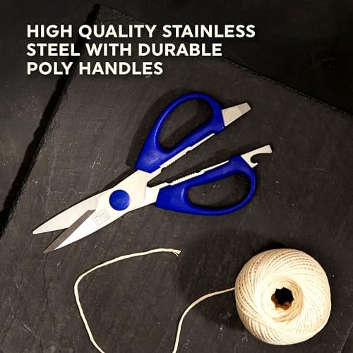 Chicago Cutlery 2-Pack Soft Grip Kitchen Scissors Shears - Image 4