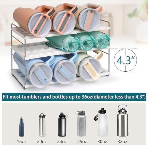 10.6-16.7" Adjustable Width Water Bottle Organizer - Image 4