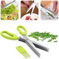 stainless steel herb scissors by Unknown