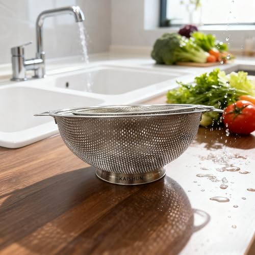 Kaishun Colander Stainless Steel Set, Strainer - Image 7
