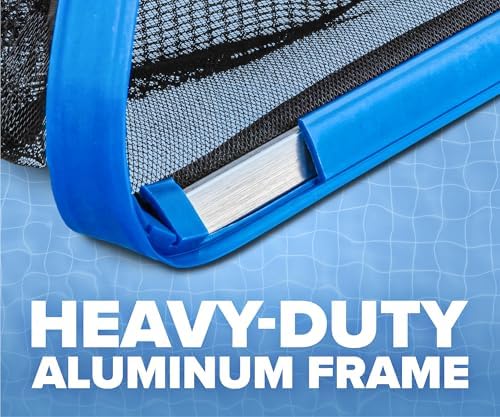 Aluminum Frame Pool Net Rake // Heavy Duty Deep Bag Pool Nets - Image 3