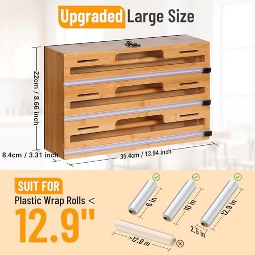 Allinside Magnetic Plastic Wrap Dispenser - Image 6