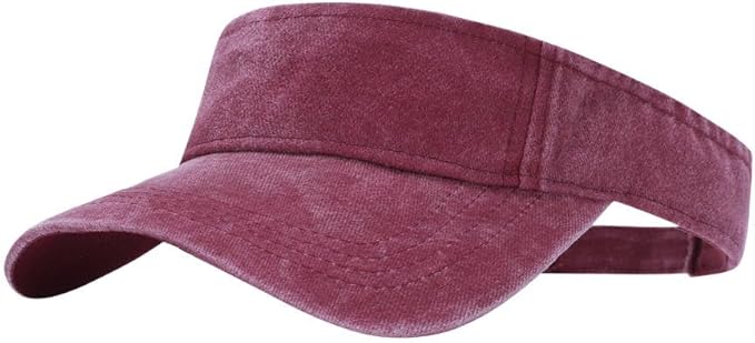 6Pack Sun Visor Adjustable Visor Hats for Women and Men Multicolor