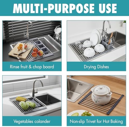 Havenity™ Expandable Roll Up Dish Drying Rack - Image 6