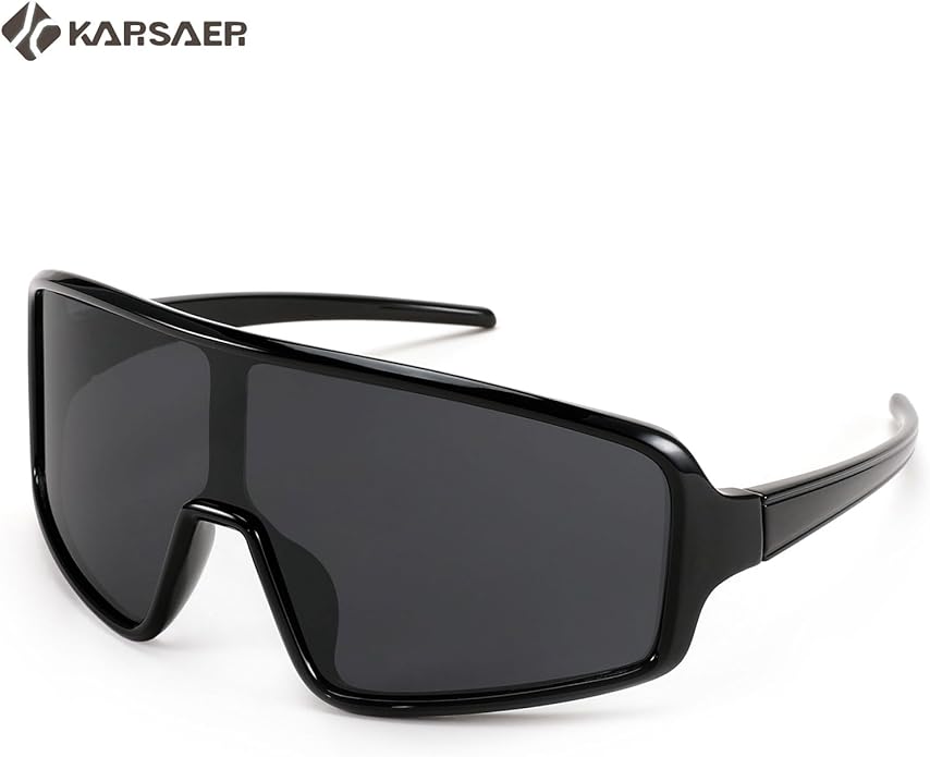 Karsaer Vision Sports Sunglasses Cycling Glasses Baseball Softball Sunglasses Unisex for Adult Youth Kids Boys Girls 8-16
