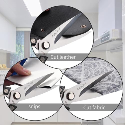 Heavy Duty Sharp Kitchen Scissors, Bread - Image 6