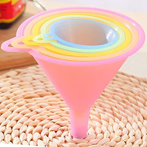 Plastic Funnel Set Funnels, Rainbow Colours Kitchen Suitable - Image 7