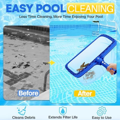 Pool Skimmer Net, Professional Swimming Pool Leaf Skimmer - Image 4