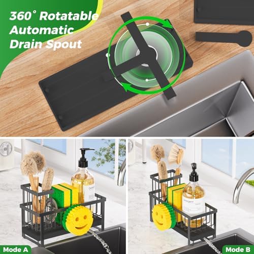 Sponge Holder for Kitchen Sink, Sink Caddy - Image 4