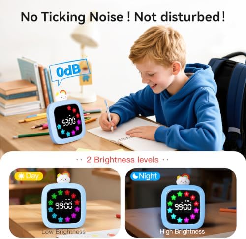 Yunbaoit Digital Visual Timer for Kids, 99-Minute Countdown, Rechargeable - Image 6