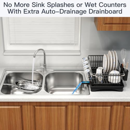 MAJALiS Expandable Dish Drying Rack Over Sink - Image 4