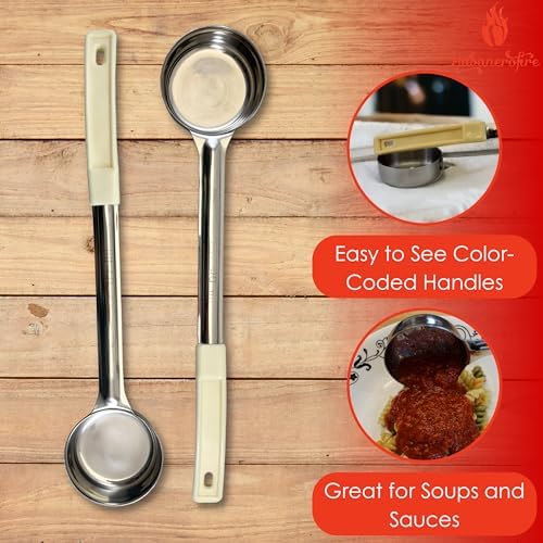 3 oz Solid Stainless Steel Portion Control Ladle Spoodle - - Image 2