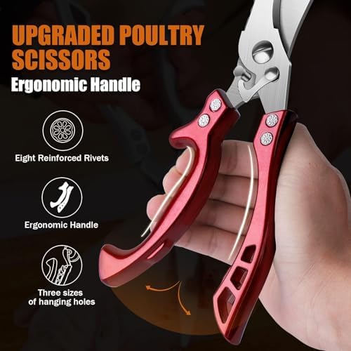 Dream Reach Poultry Shears Red - Image 4