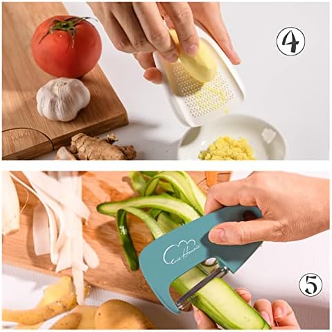 Kitchen Gadgets Set, Stackable for Saving Space, 5 Pieces - Image 3