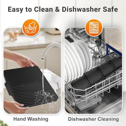 Silicone Dish Drying Mat for Kitchen counter - Image 5