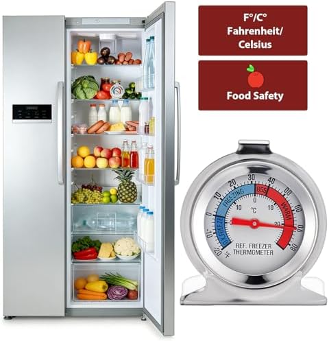 12 Pack Refrigerator Thermometer Large Dial Fridge Thermometer - Image 3