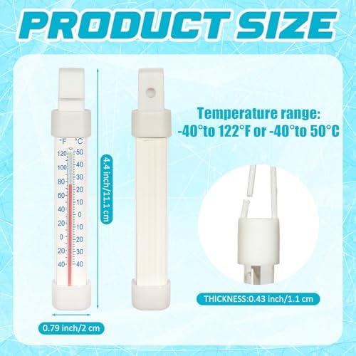 12 Pack Refrigerator Freezer Thermometer - Image 2