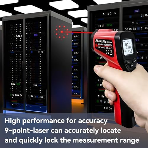 Infrared Thermometer Temperature Gun -58℉~1022℉ 9-Point Laser Non-Contact - Image 2