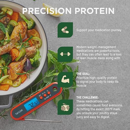 Taylor Digital Programmable Folding Stem Meat Thermometer - Image 5