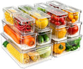 14 Pack Fridge Organizers and Storage by NISILIN