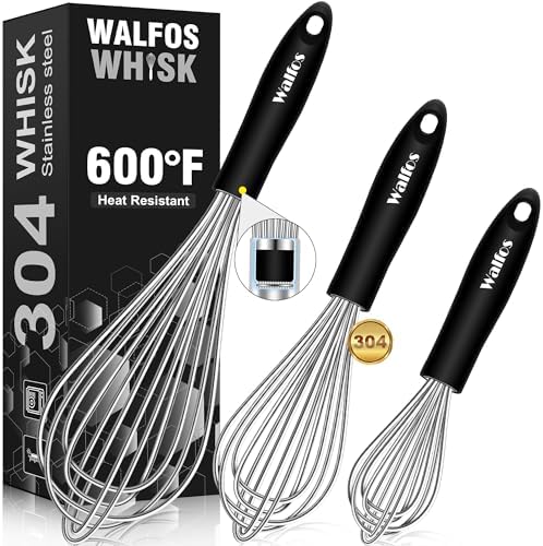 Stainless Steel Wire Whisk Set by Walfos