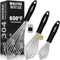 Stainless Steel Wire Whisk Set by Walfos