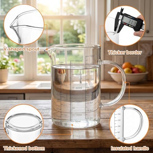 Graduated Glass Measuring Cup - Image 5