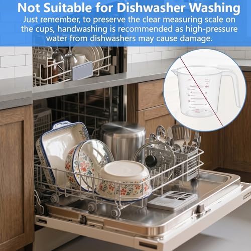 DTDNZKN 3 Pack Measuring Cups, 500ml &1000ml - Image 4