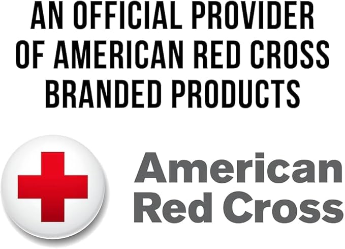 Officially Licensed Product, 50 Person First Aid Kit, 216 Piece Emergency Medical Supplies to Clean & Treat Minor Injuries, Hard Case Box for Home, Business, Job Site, Car