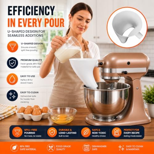 Flour Funnel for KitchenAid Mixer - Image 5