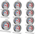 10 Pcs Refrigerator Freezer Thermometer Large Dial Fridge Thermometer by AojSup