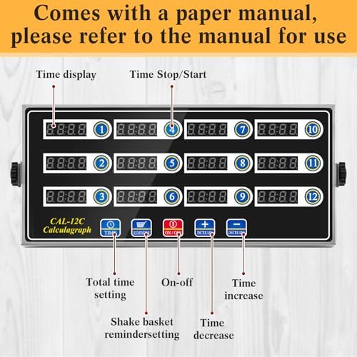 Relaxweex 1 Pack Commercial Digital Kitchen Timer - Image 3