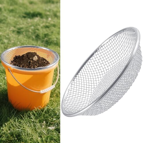 Sifter.Size 1/4" Mesh Soil Sifter Sieve by Unknown