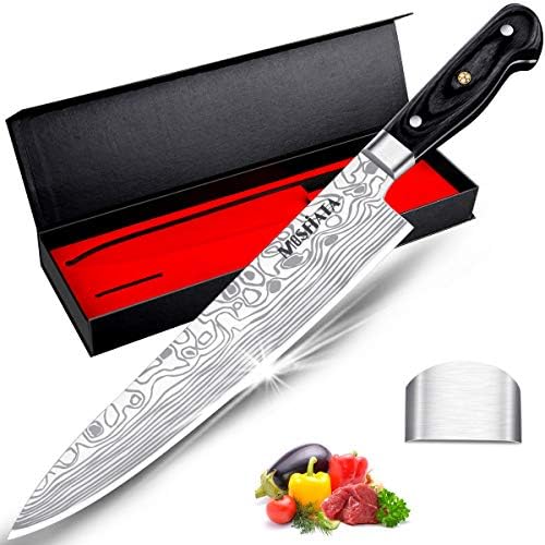 MOSFiATA Chef Knife 10 Inch Super Sharp Professional Kitchen Knife by MOSFiATA