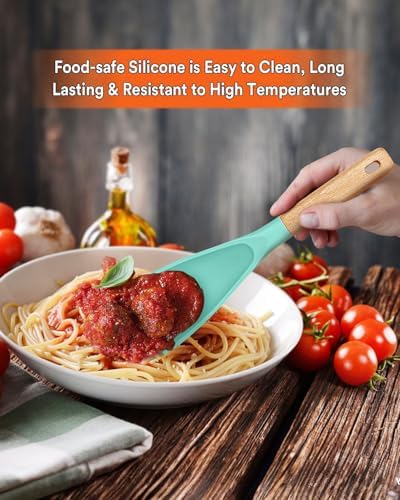 Badiano Silicone Cooking Spoon for Nonstick Cookware - Image 3