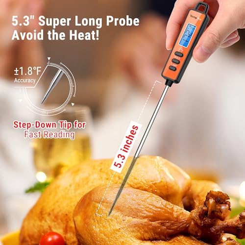 TempPro TempSwif 1 Sec Meat Thermometer Digital - Image 2