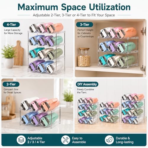 Stackable Water Bottle Organizer - Image 6