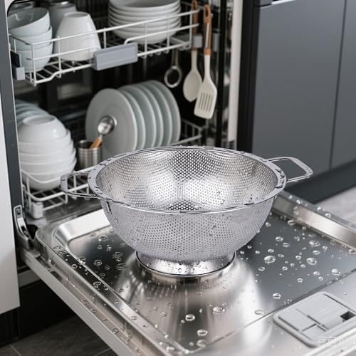 Kaishun Colander Stainless Steel 3-Quart, Strainer - Image 6