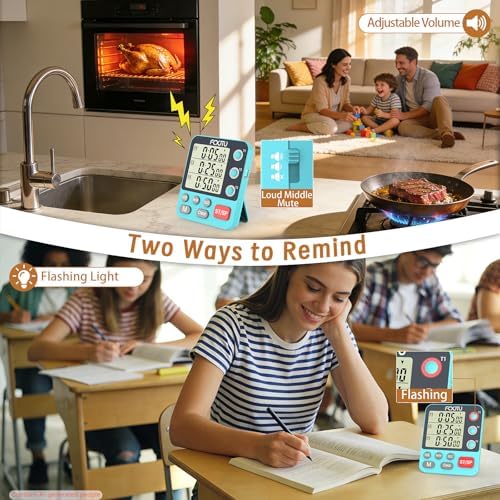 Digital Dual Kitchen Timer - Image 4